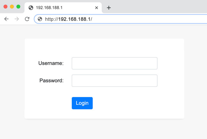 Accessing 192.168.188.1