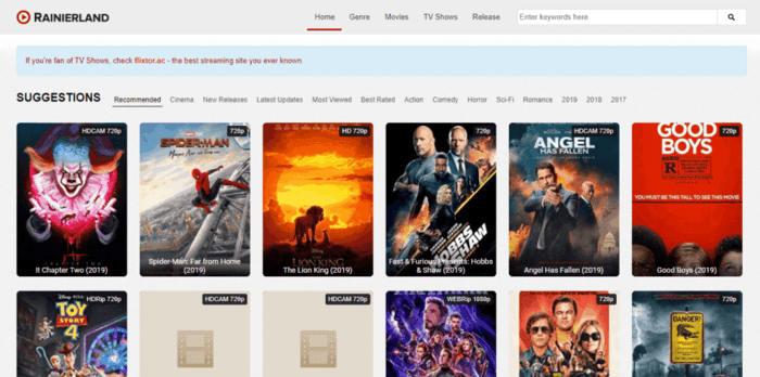 Rainierland movies online