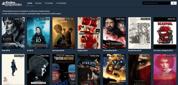 Fmovies cokeandpopcorn top