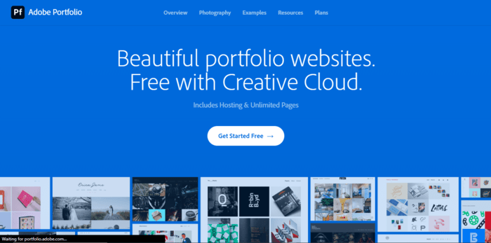 Adobe Portfolio