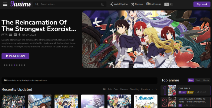 9anime.me Competitors - Top Sites Like 9anime.me