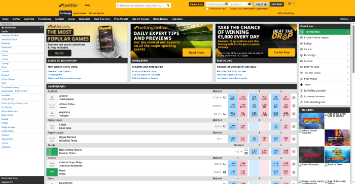 Betfair Exchange