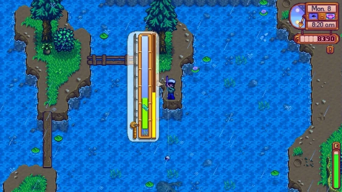 Fishing in Stardew Valley
