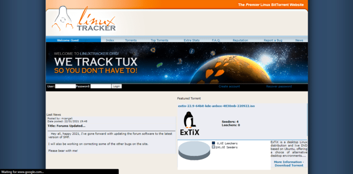 Linux Trackers
