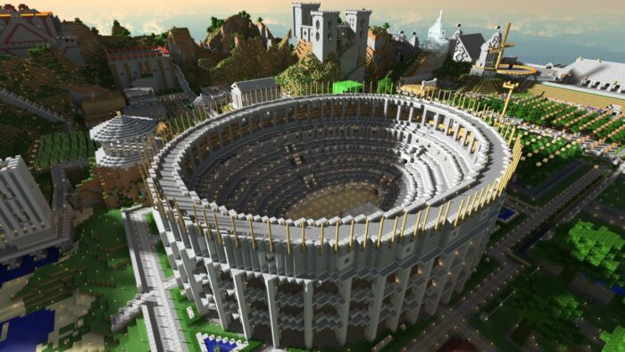 Minecraft Colosseum build