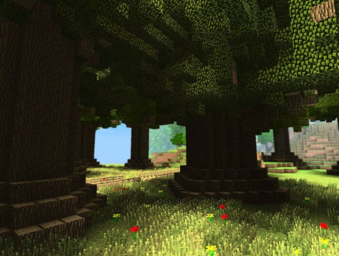 Minecraft forest and garden ideas