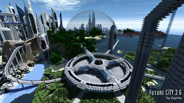 Minecraft futuristic city ideas