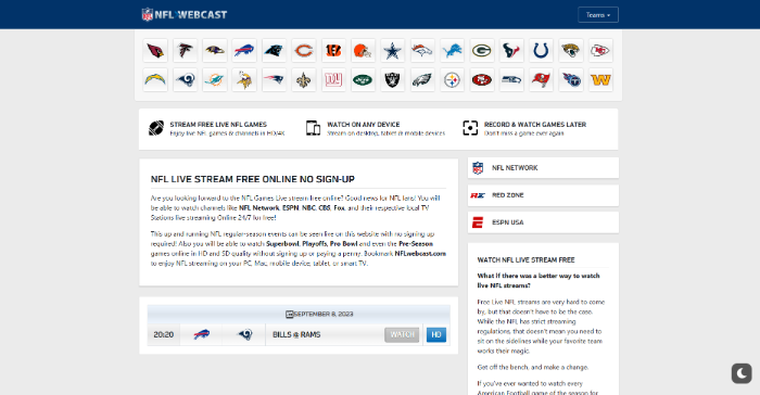 NFLWebcast.com