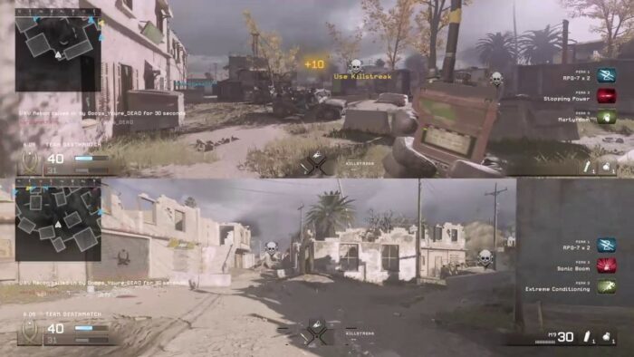 Setting Up Call of Duty: Modern Warfare Split Screen on Xbox One and PlayStation 4