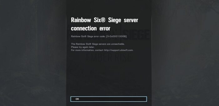 UBISOFT R6 SERVER STATUS