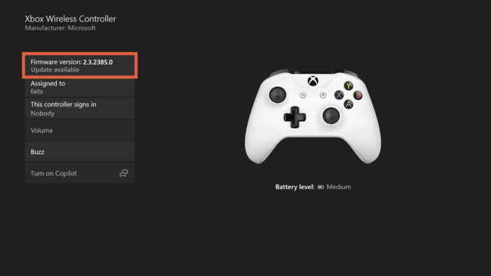 Updating Xbox One controller wirelessly on Windows 1011
