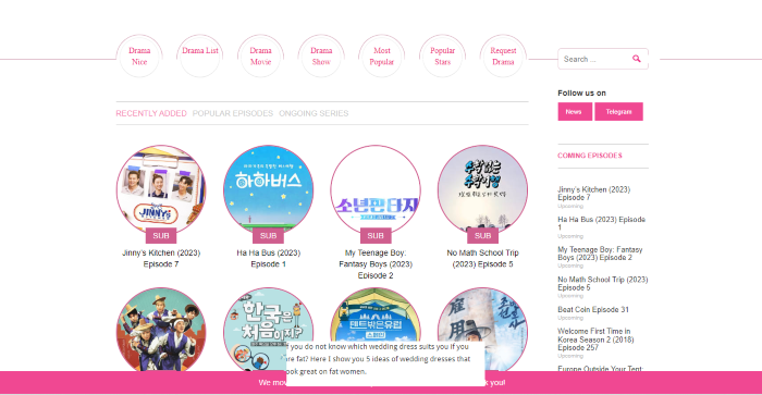 List popular sales drama at dramanice