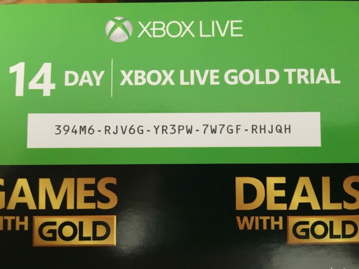 sign up Xbox Live Gold trial