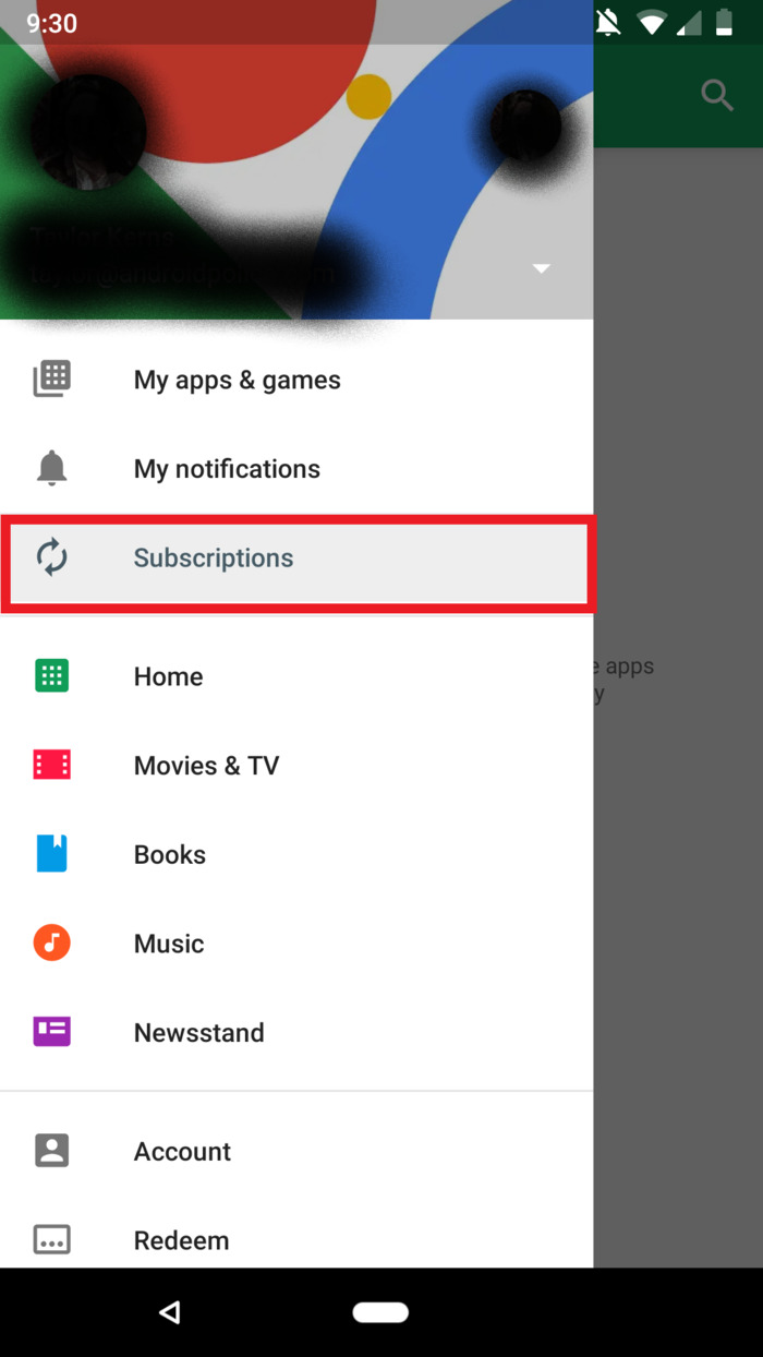 ANDROID GOOGLE PLAY SUBSCRIPTIONS