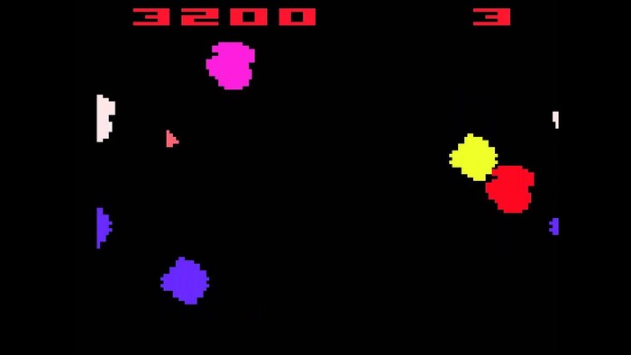 Asteroids Atari 2600 Gameplay