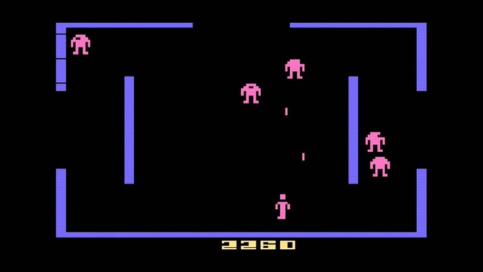 Berzerk Atari 2600 Gameplay