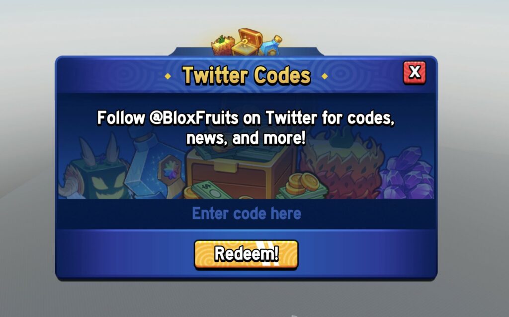 Blox Fruits Twitter Codes
