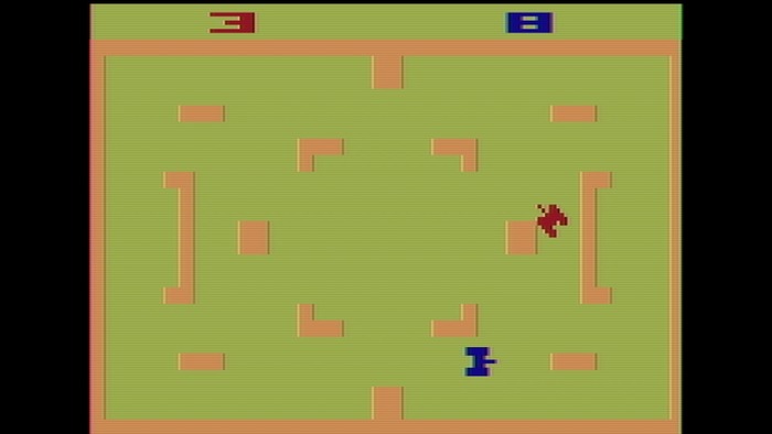 Combat Atari 2600 Gameplay