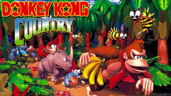Donkey Kong Country SNES game