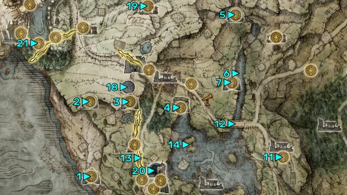 Elden Ring boss locations