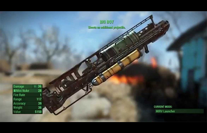 Fallout 4 Big Boy weapon