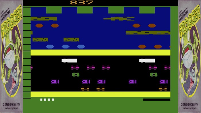 Frogger Atari 2600 Gameplay