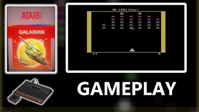 Galaxian Atari 2600 Gameplay