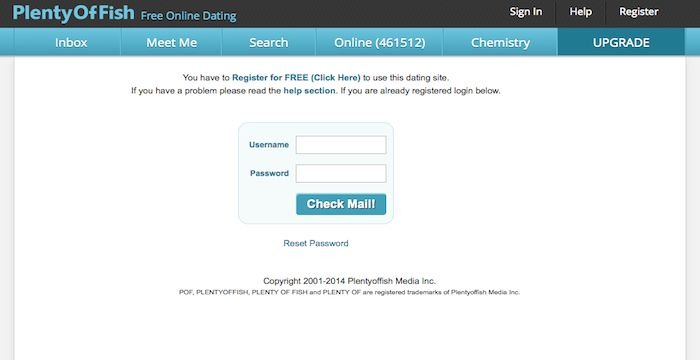 POF LOGIN PAGE