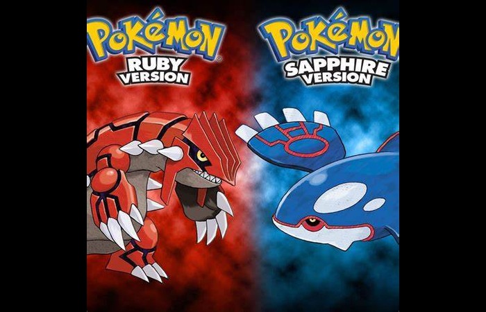 POKEMON RUBY AND SAPPHIRE GBA