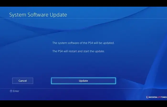 PS4 Update System Software