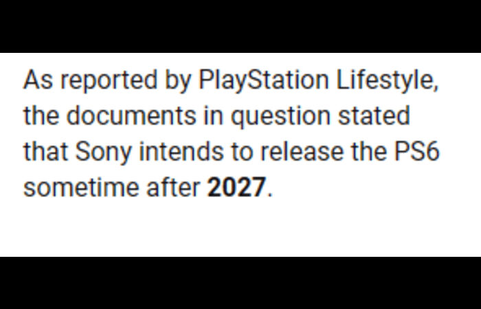 Playstation 6 launch date