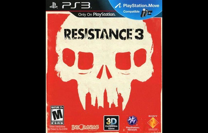 Resistance 3 PS3 cover