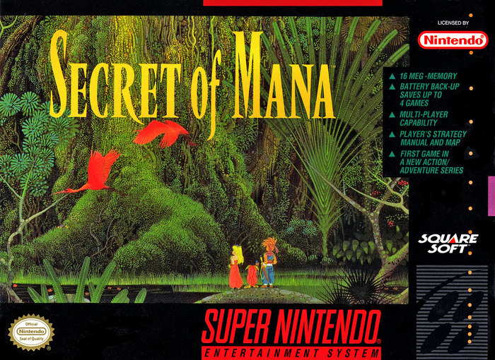 Secret of Mana SNES game