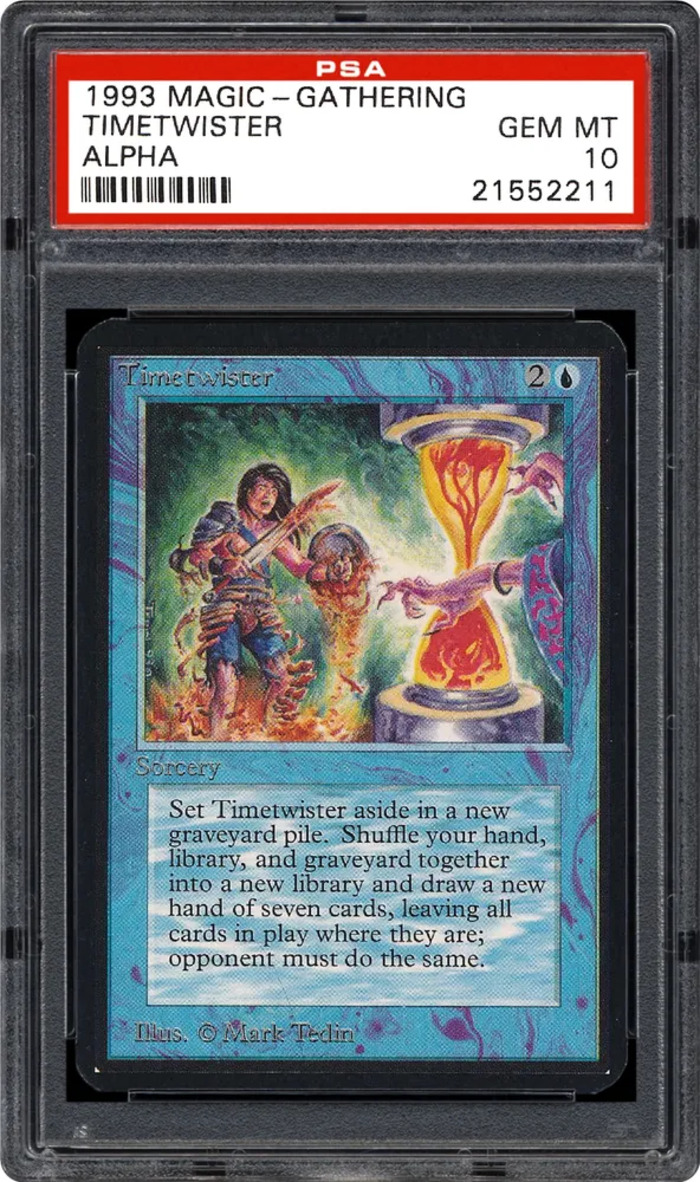 Timetwister Alpha MTG card