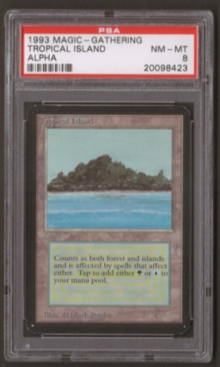 Tropical Island Alpha MTG card