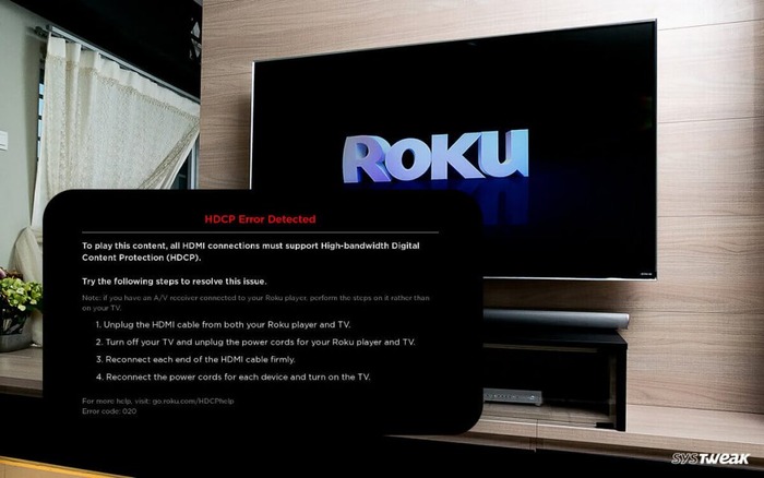 When Does the HDCP Error in Roku Error Happen