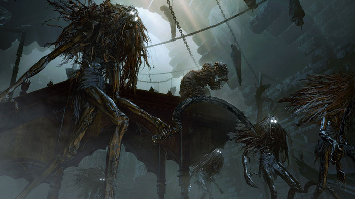 Bloodborne Witch of Hemwick Boss Fight