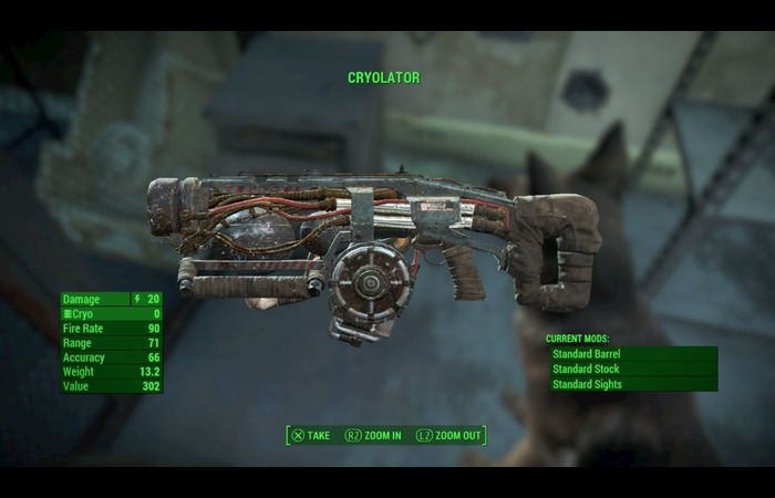 Fallout 4 Cryolator weapon