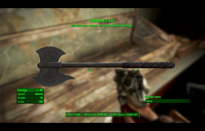 Fallout 4 Grognak's Axe