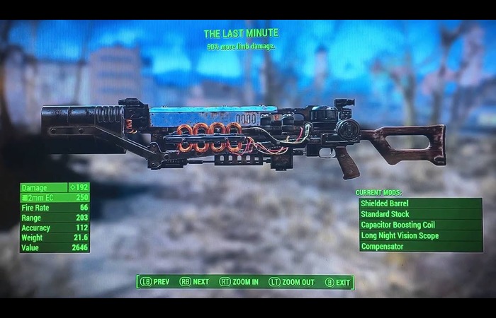 Fallout 4 The Last Minute weapon