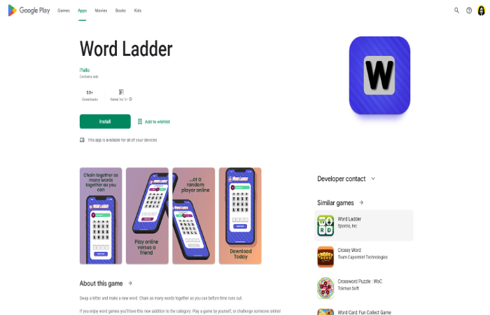 Word Ladder App