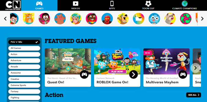 Cartoon Network Games