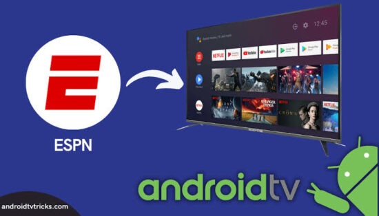 Activating Espn.com on Android TV