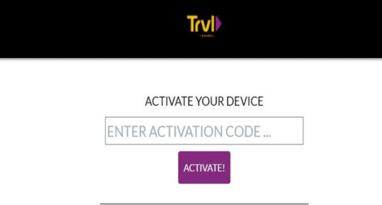 Activate Travel channel