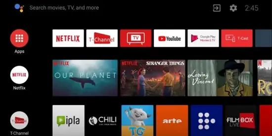 Activating sling.com on Android TV