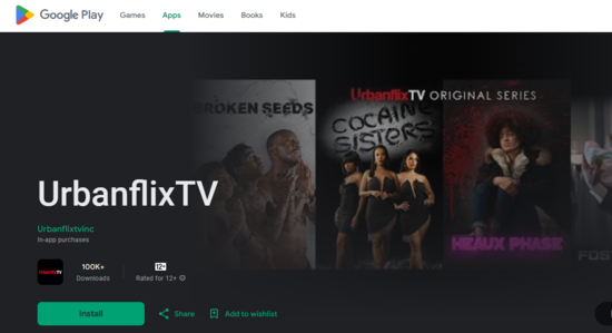 Activating urbanflixtv on Android TV