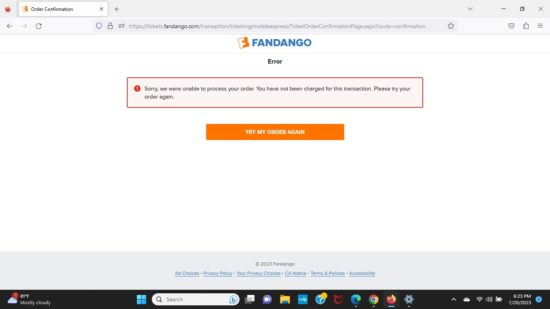 Typical Issues When Activating fandango.com