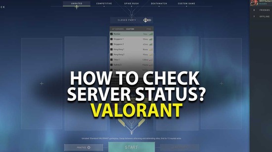 Valorant maintenance and server status
