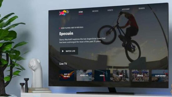 Activating redbull.com on Android TV