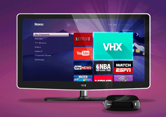 Configuring Roku to Activate vhx.tv